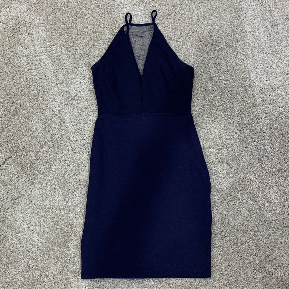 Navy Blue Party Dress